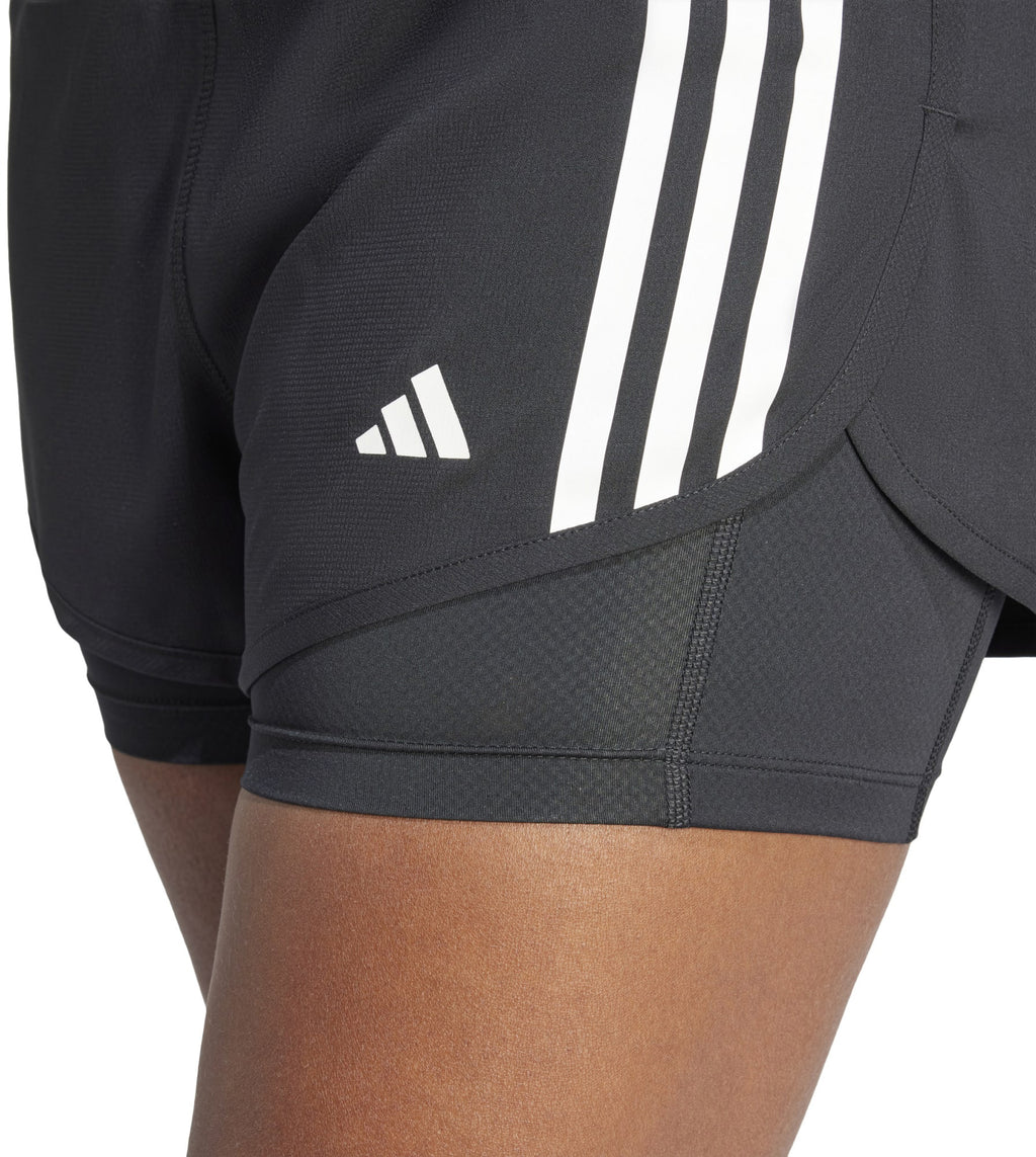 Own The Run 3-Stripes 2-in-1 short
