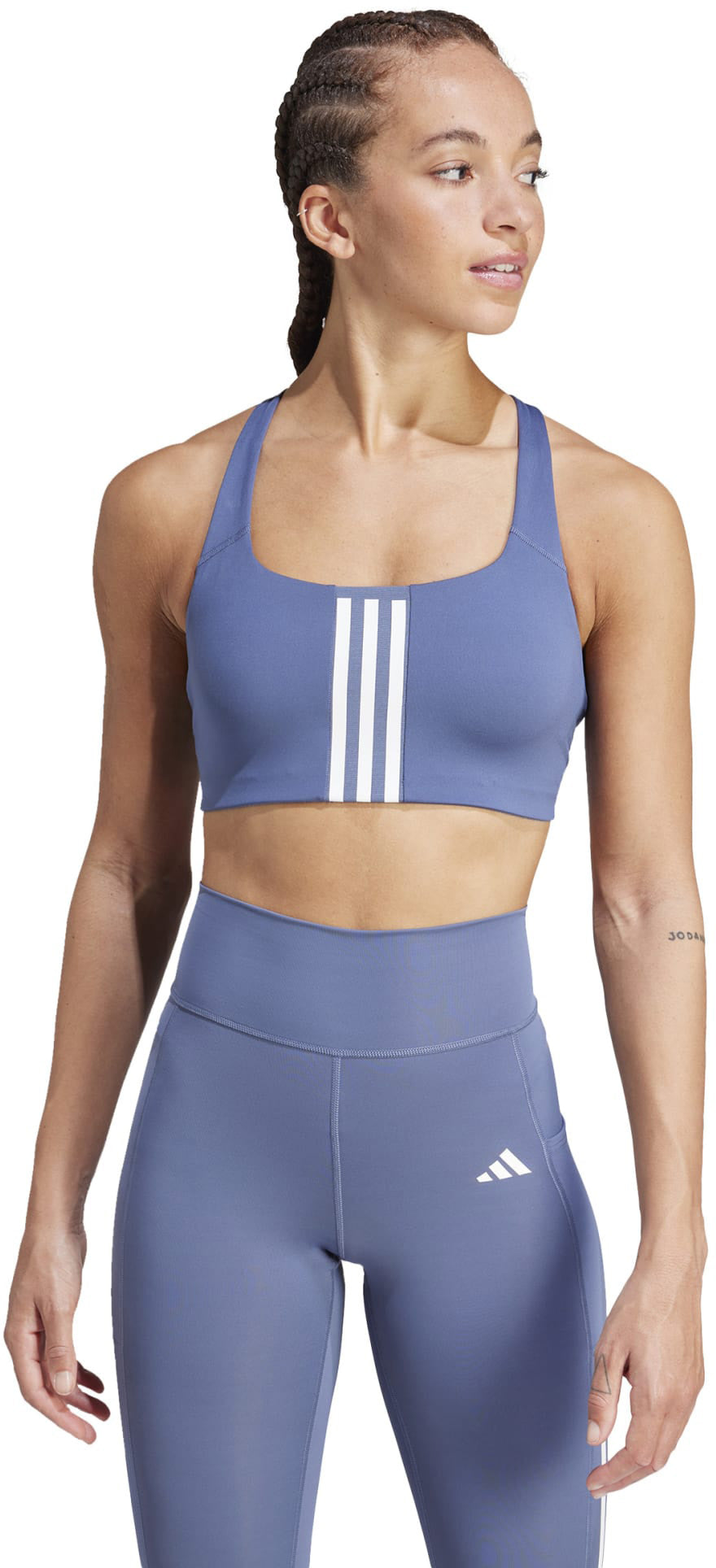Powerimpact Training Medium Support 3 Stripes sport bh