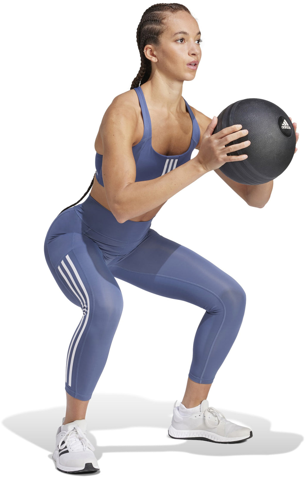 Powerimpact Training Medium Support 3 Stripes sport bh