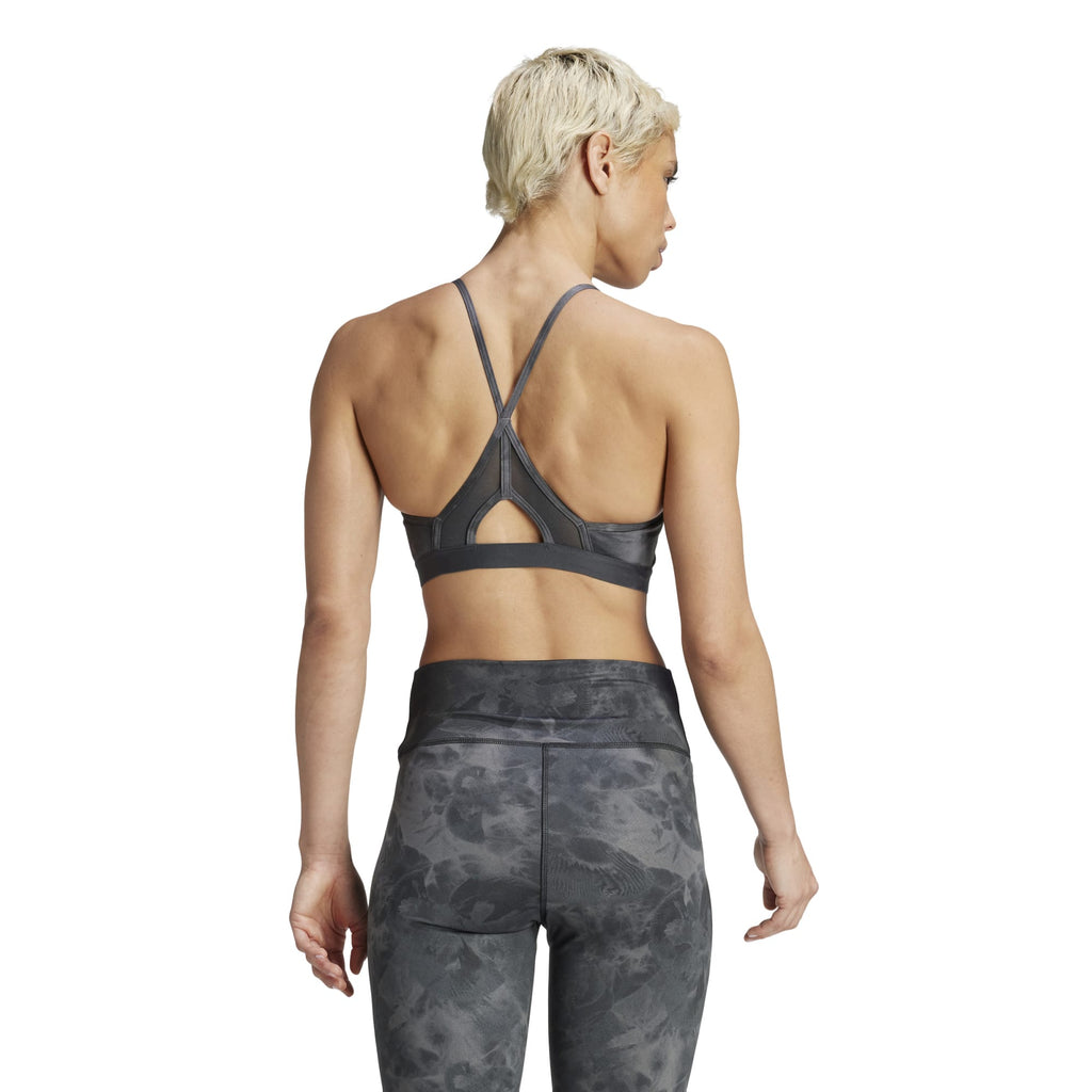 AEROREADY Training Essentials Light Support Tie-Dye Flower-Print sportbeha