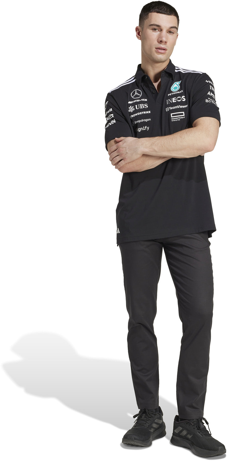 Mercedes - AMG Petronas Formula One Team Black Poloshirt