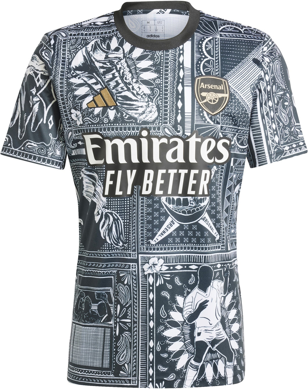 Arsenal Ian Wright Pre-Match shirt