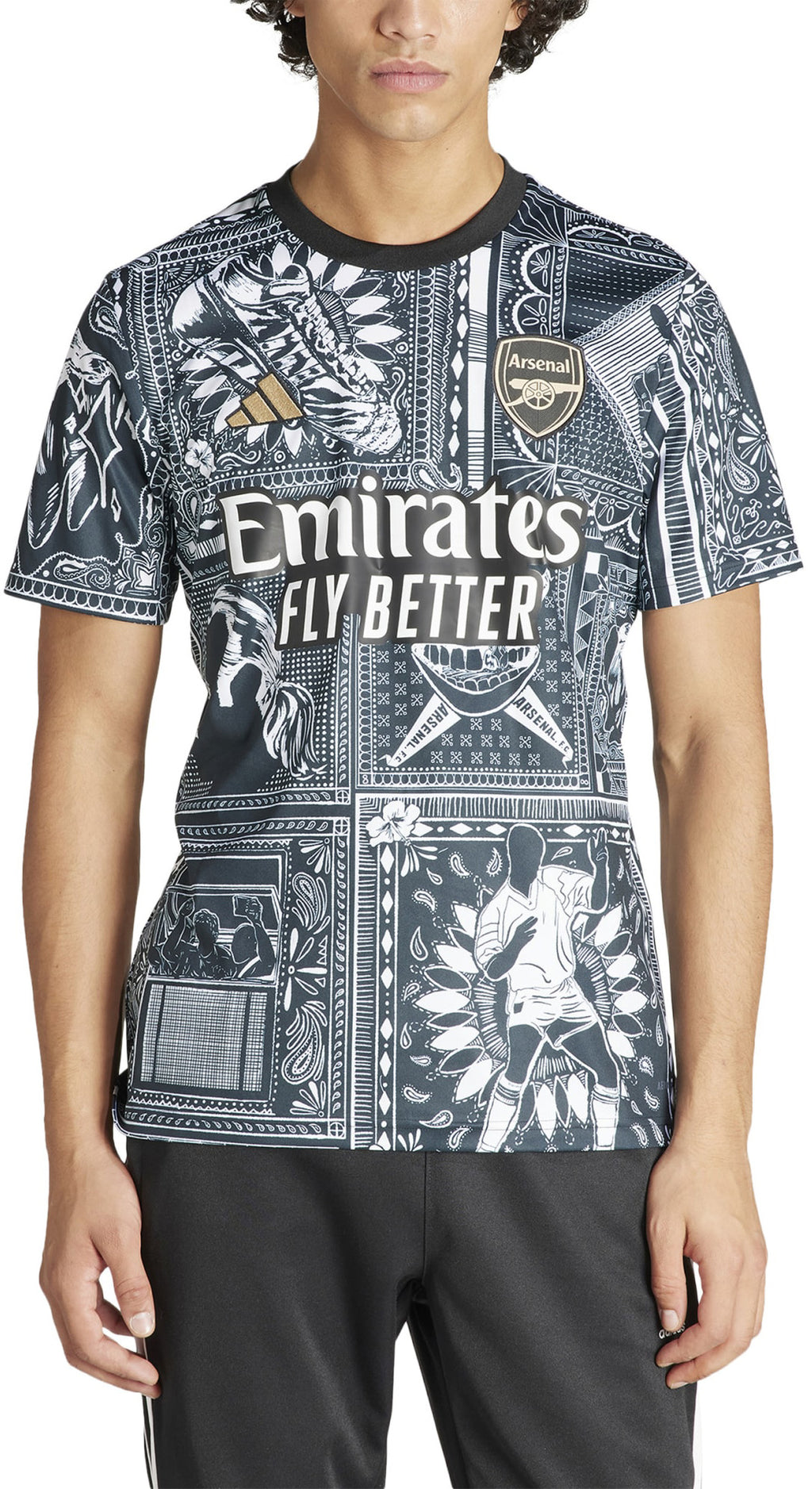 Arsenal Ian Wright Pre-Match shirt