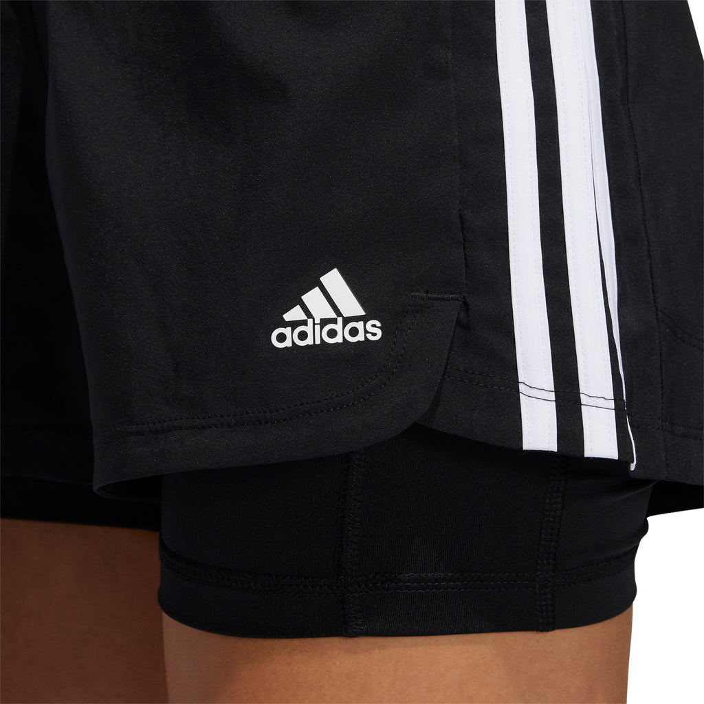Pacer 3-Stripes Geweven 2in1 short