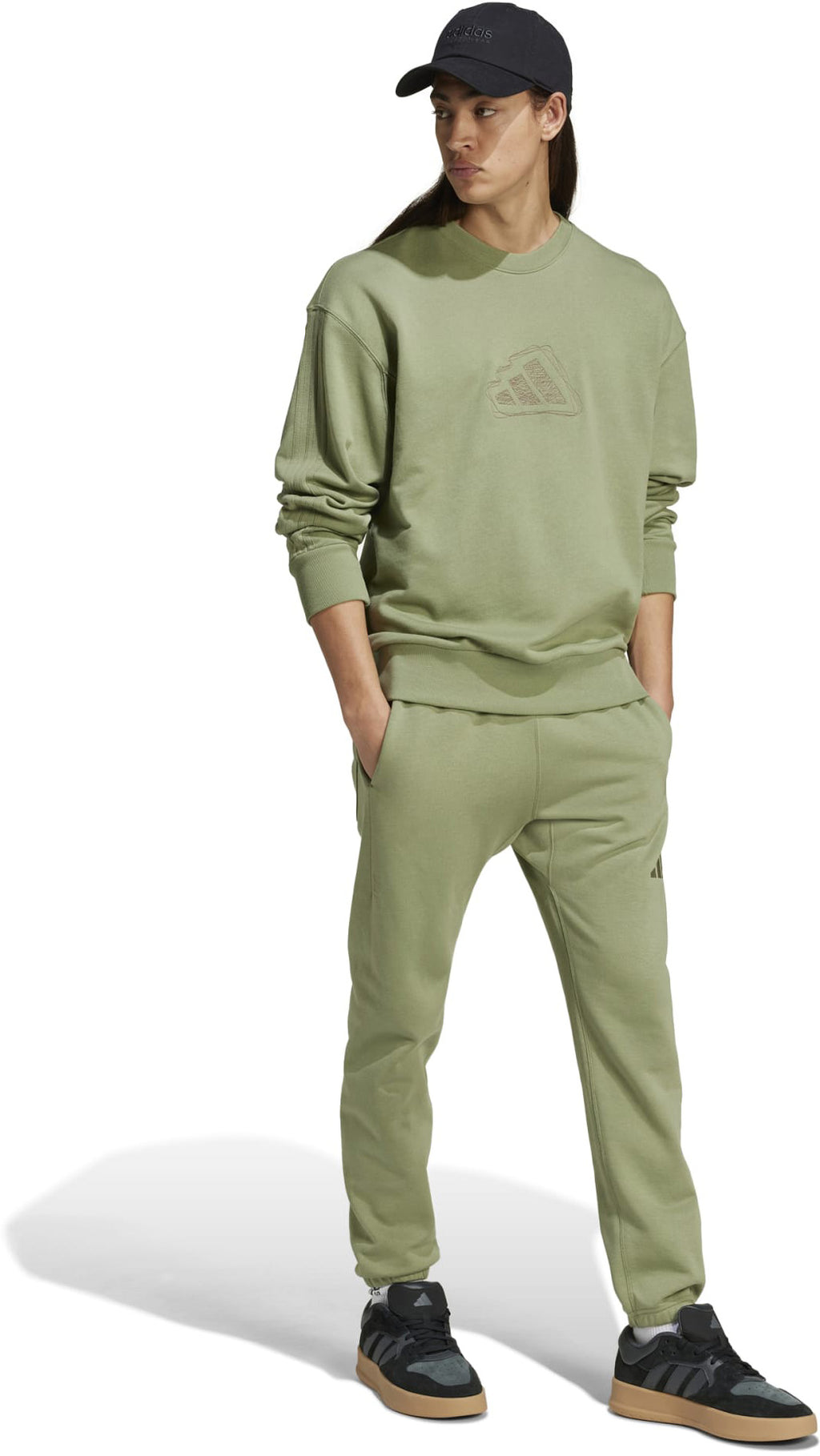 ALL SZN Fleece Regular Tapered broek