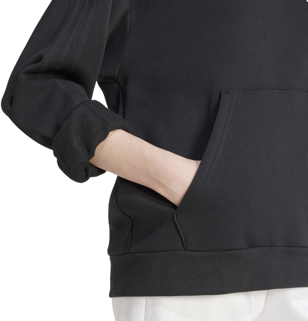 Holiday Graphic 3-Stripes Oversized hoodie