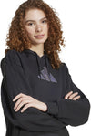 Holiday Graphic 3-Stripes Oversized hoodie