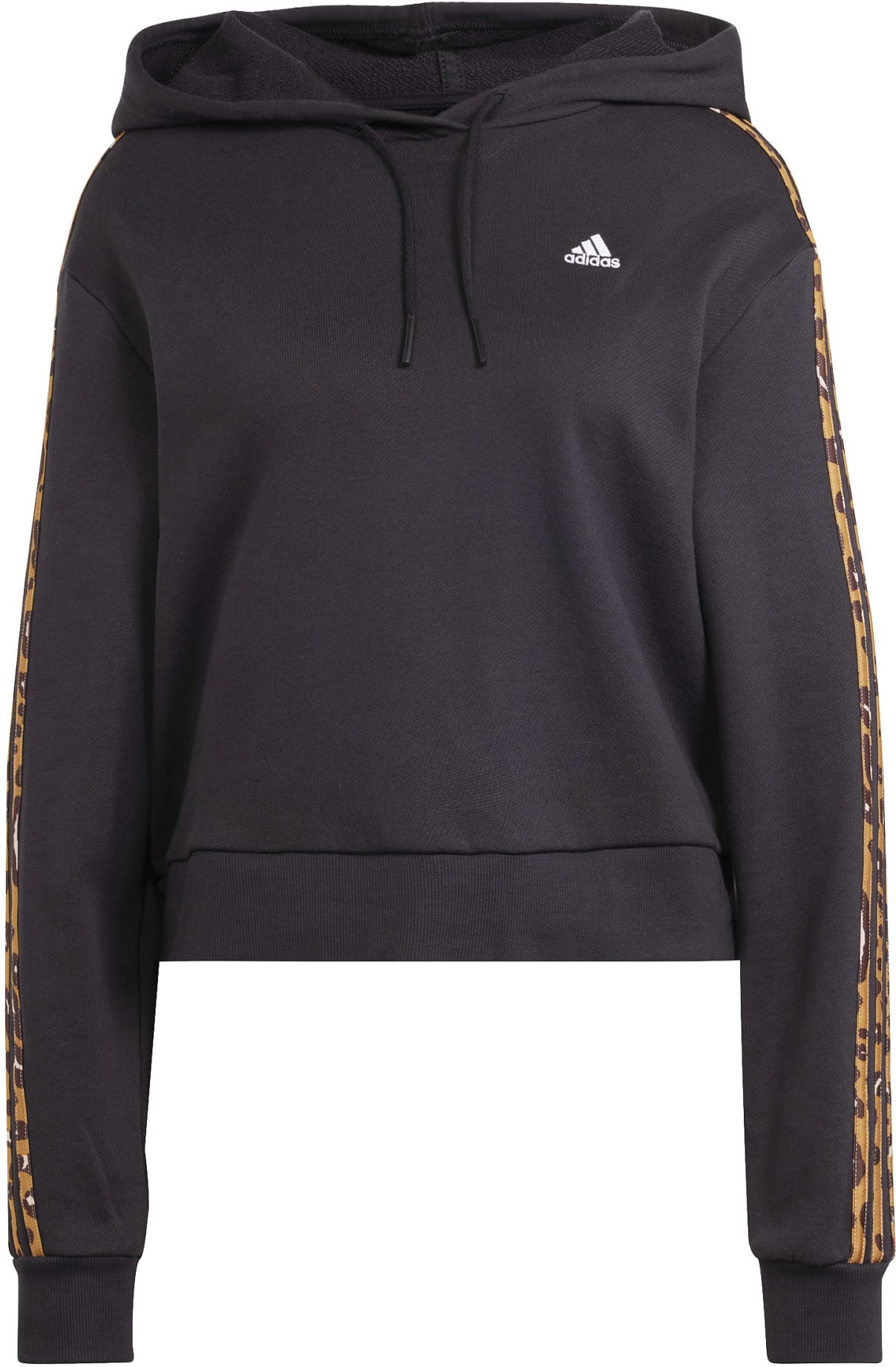Essentials 3-Stripes Animal Print Relaxed hoodie