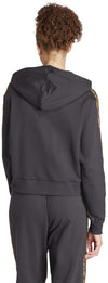Essentials 3-Stripes Animal Print Relaxed hoodie