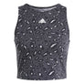Essentials Animal-Print Crop top