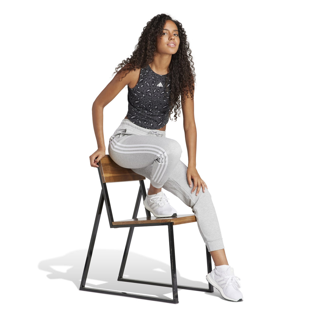Essentials Animal-Print Crop top