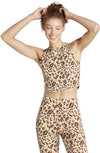 Essentials Animal-Print Crop top