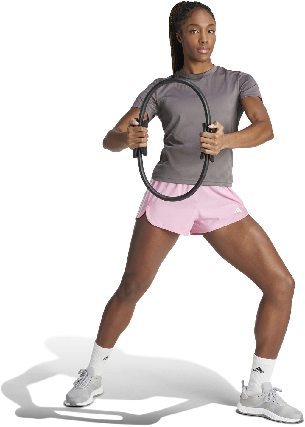 Pacer Training 3-Stripes Geweven High-Rise short