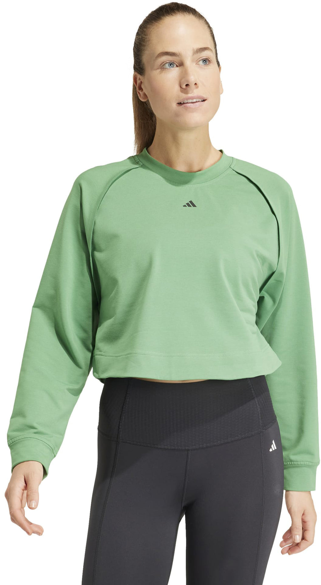 Power Hidden Racerback Overlay Cover-up longsleeve