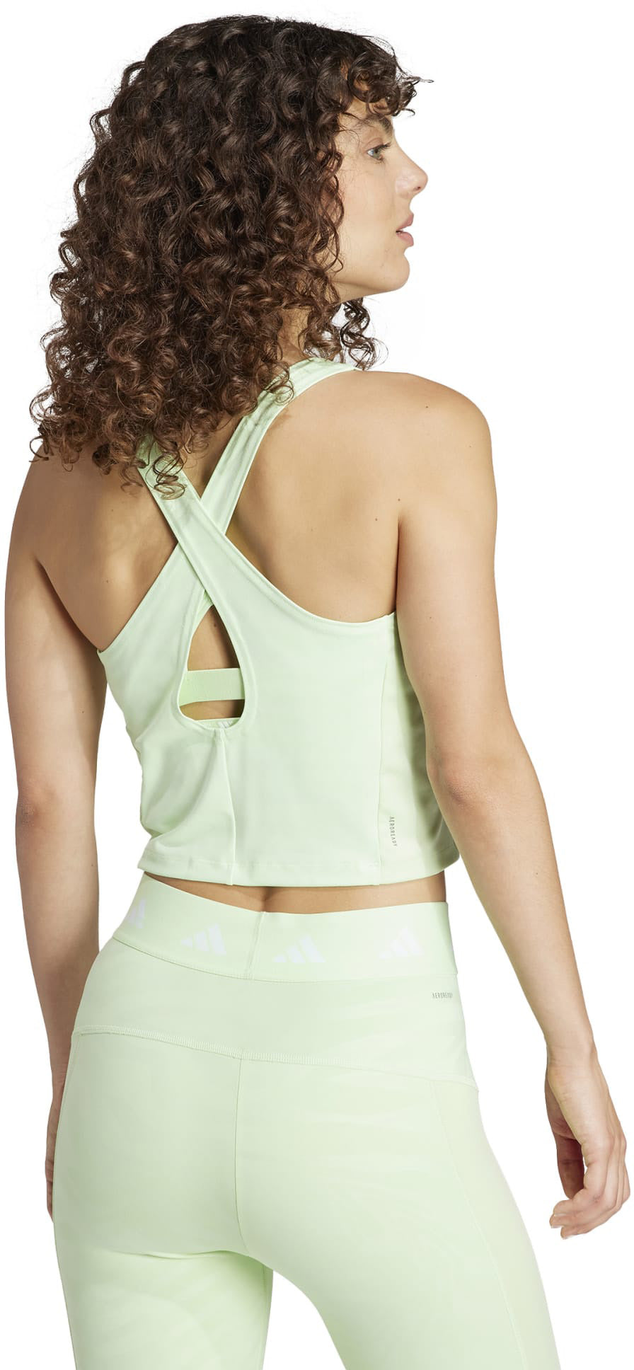 Techfit Printed Crop Training tanktop