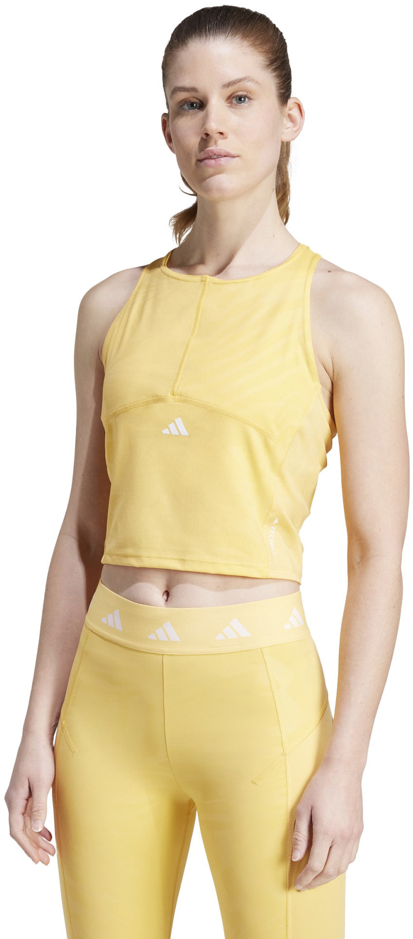 Techfit Printed Crop Training tanktop