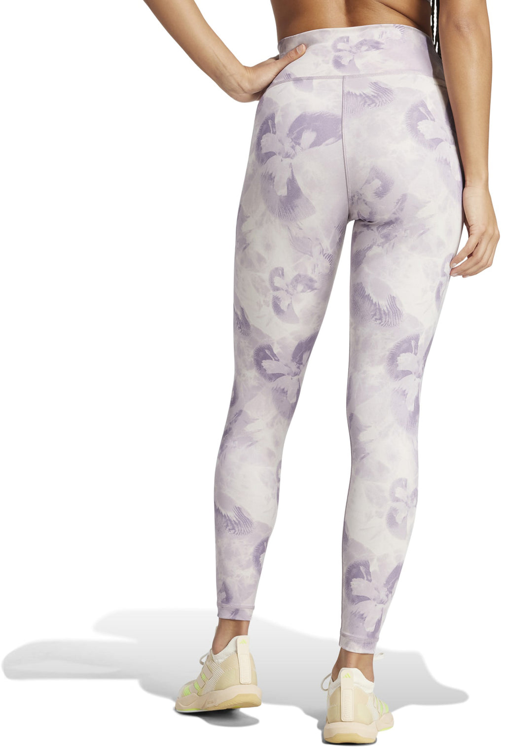 Train Essentials AOP Flower Tie-Dye legging