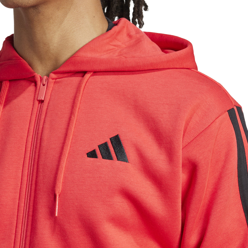 Essentials 3-Stripes Fleece hoodie