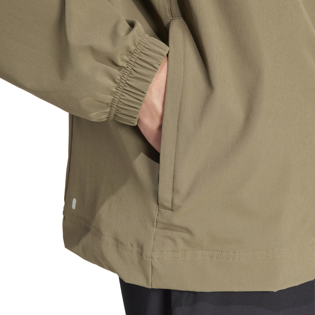 Woven hoodie