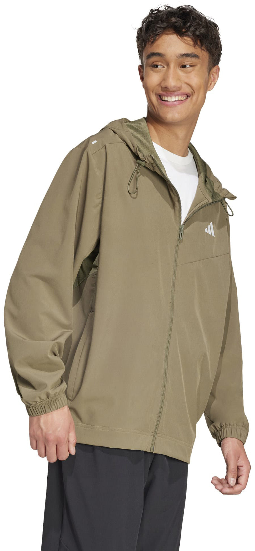 Woven hoodie