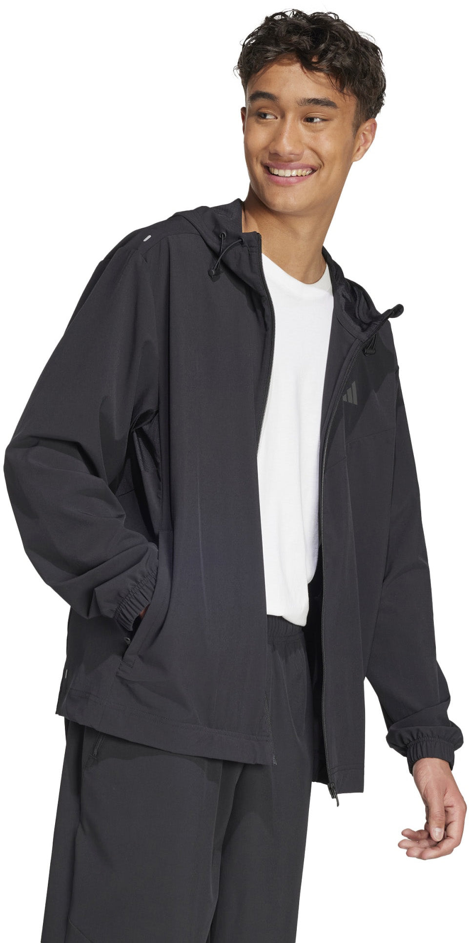 Woven hoodie