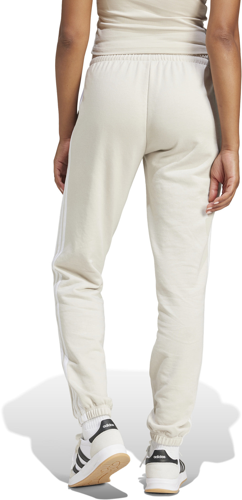 Essentials 3-Stripes French Terry Cuffed broek
