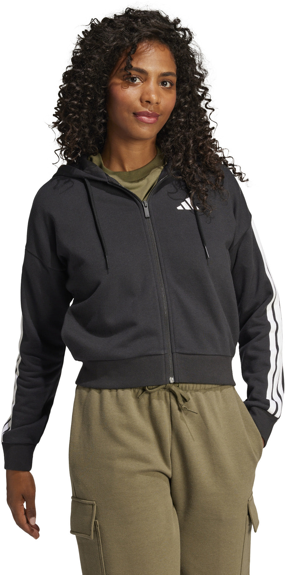 Essentials 3-Stripes French Terry Rits hoodie