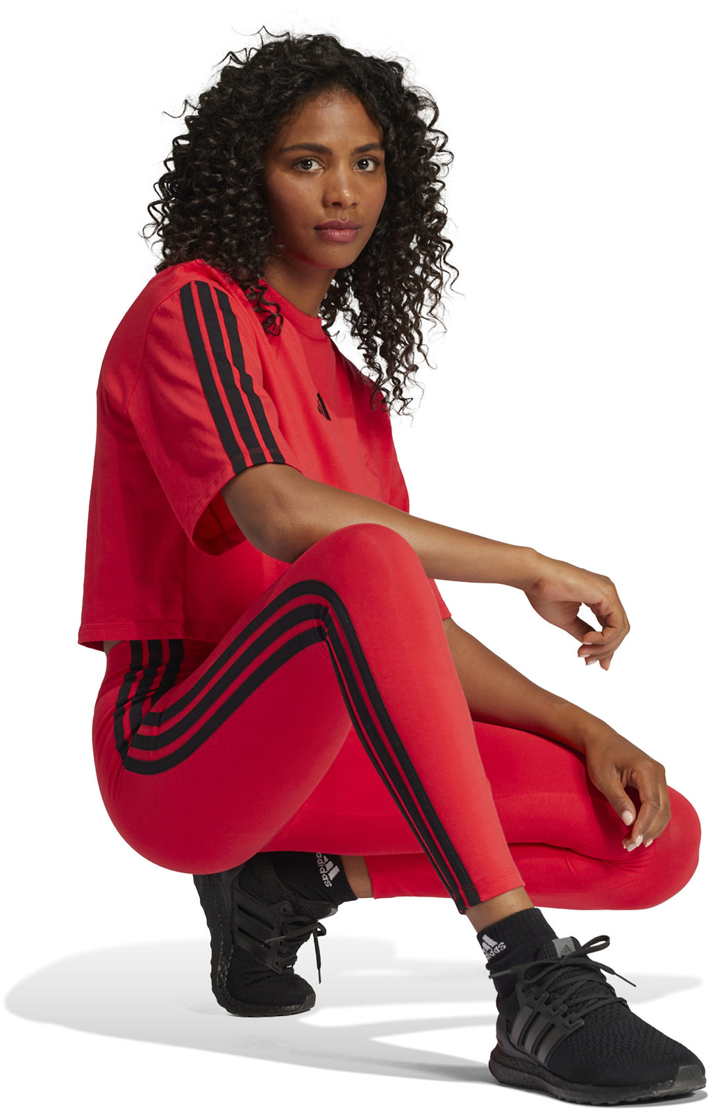 Essentials 3-Stripes Katoenen legging