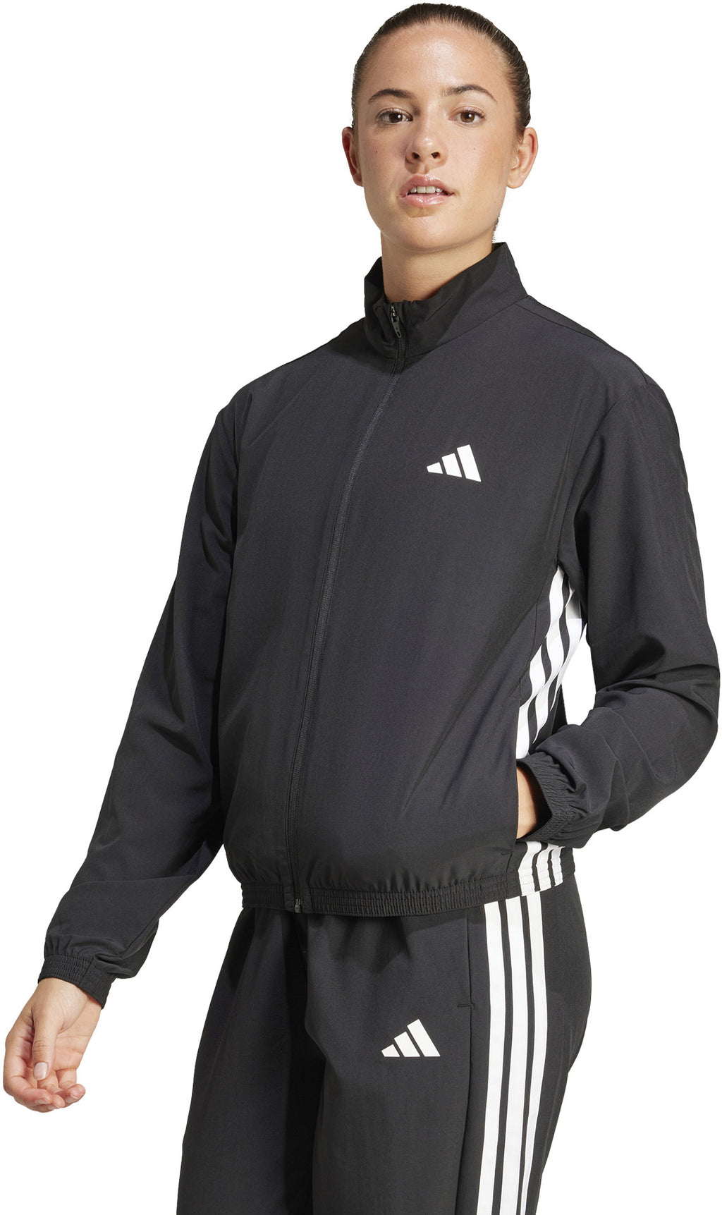 Train Essentials 3-Stripes Woven Warm-Up jack
