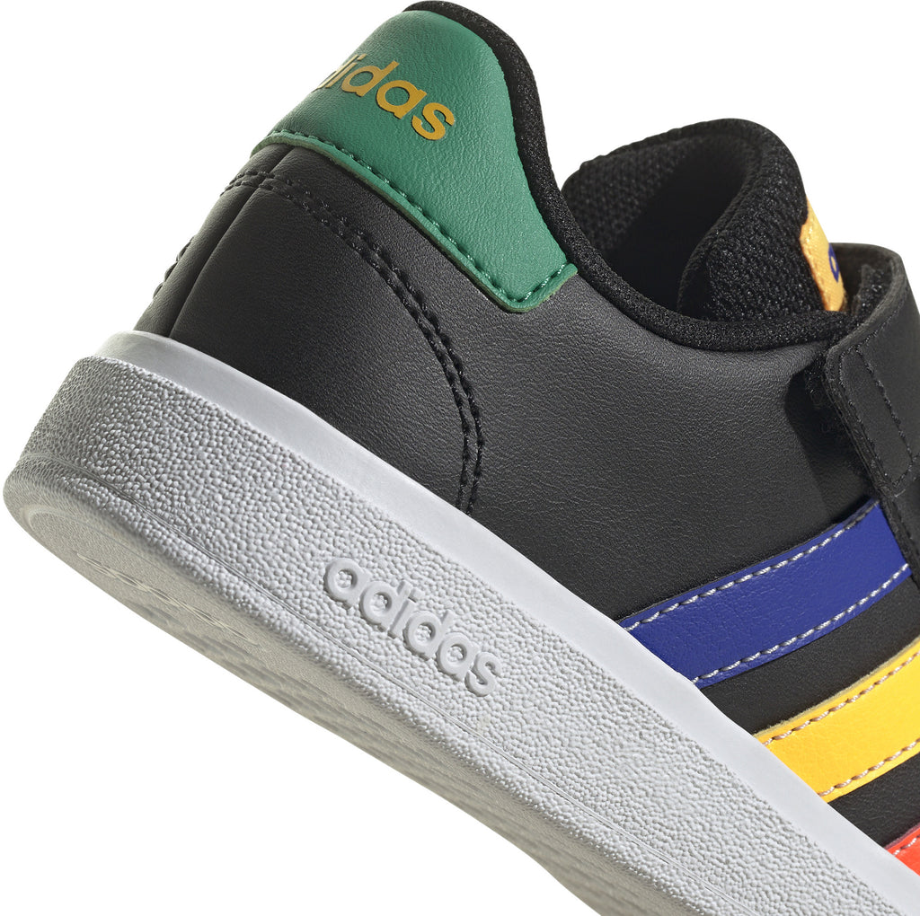 Grand Court Court sneakers met veters & klittenband