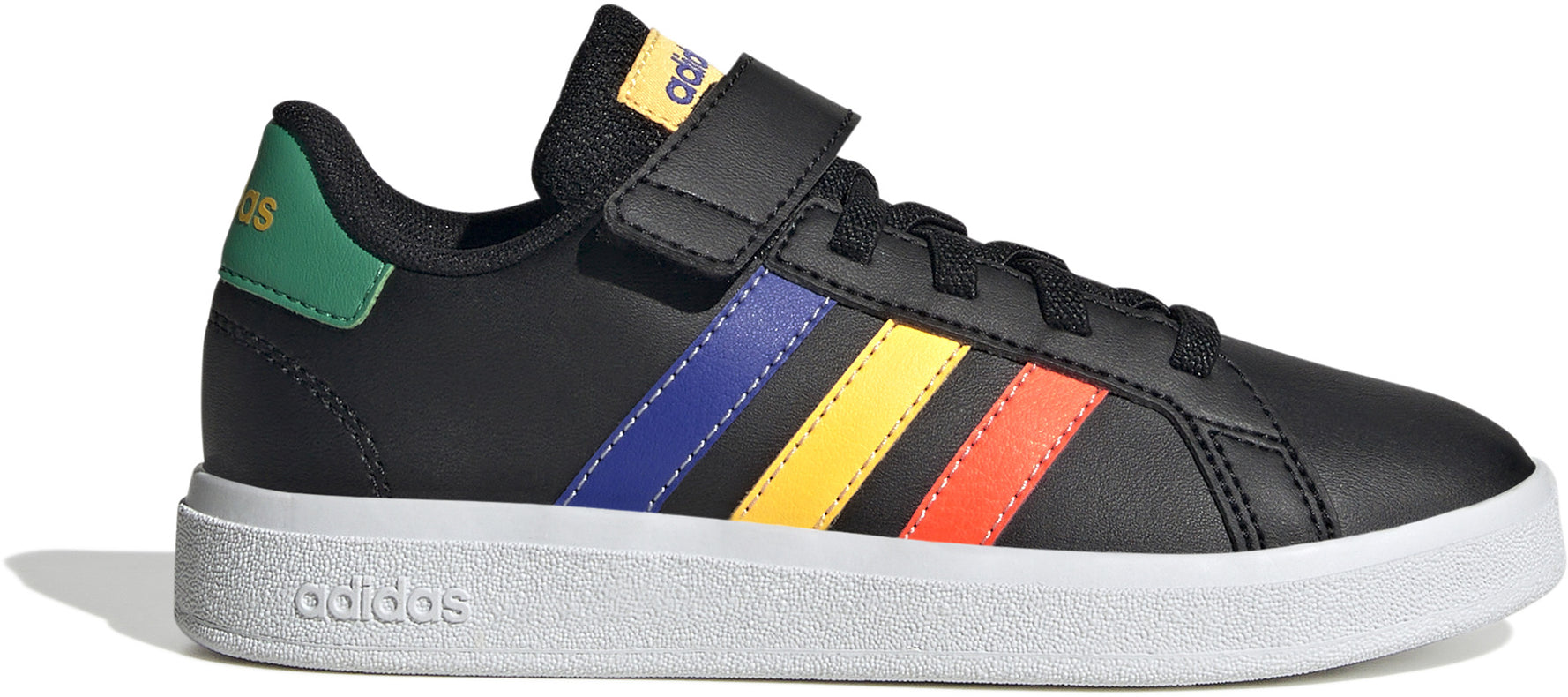 Grand Court Court sneakers met veters & klittenband