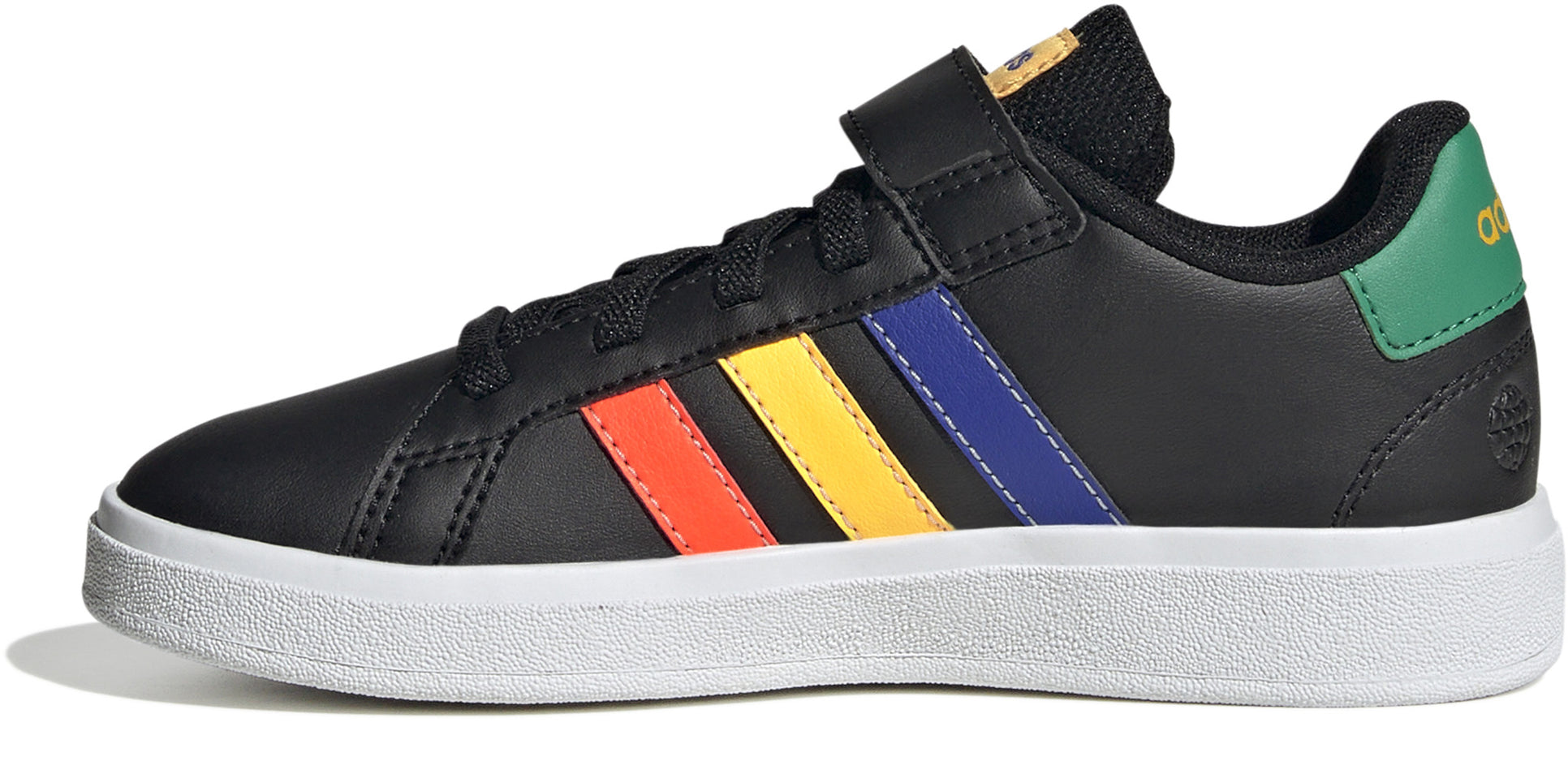 Grand Court Court sneakers met veters & klittenband