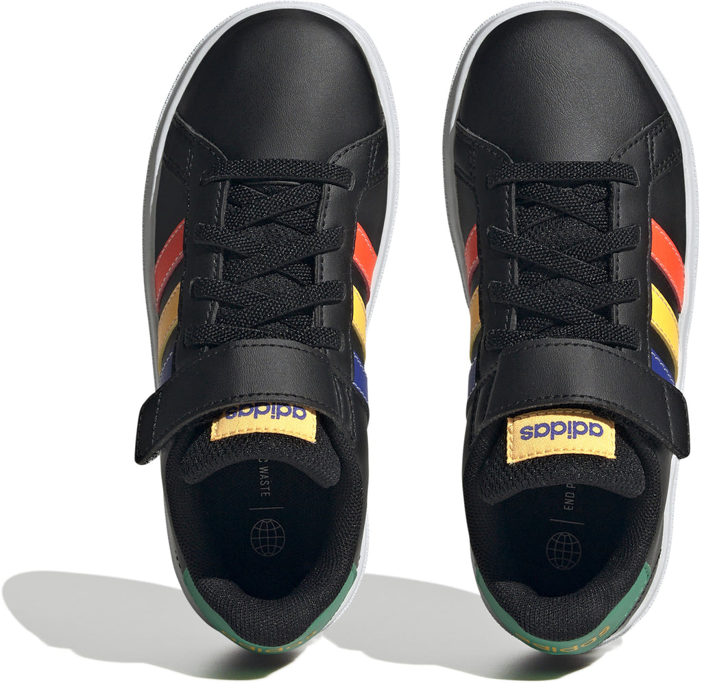 Grand Court Court sneakers met veters & klittenband