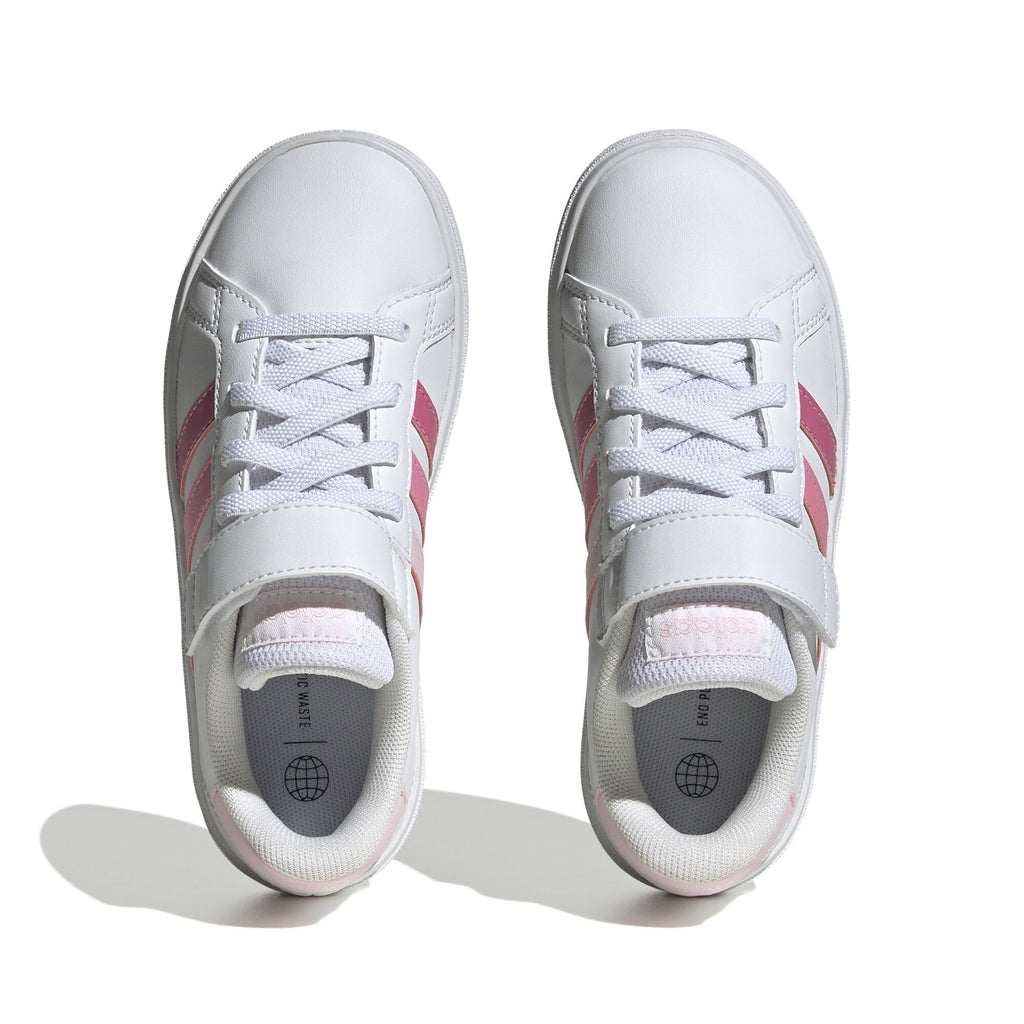 Grand Court Court sneakers met veters & klittenband