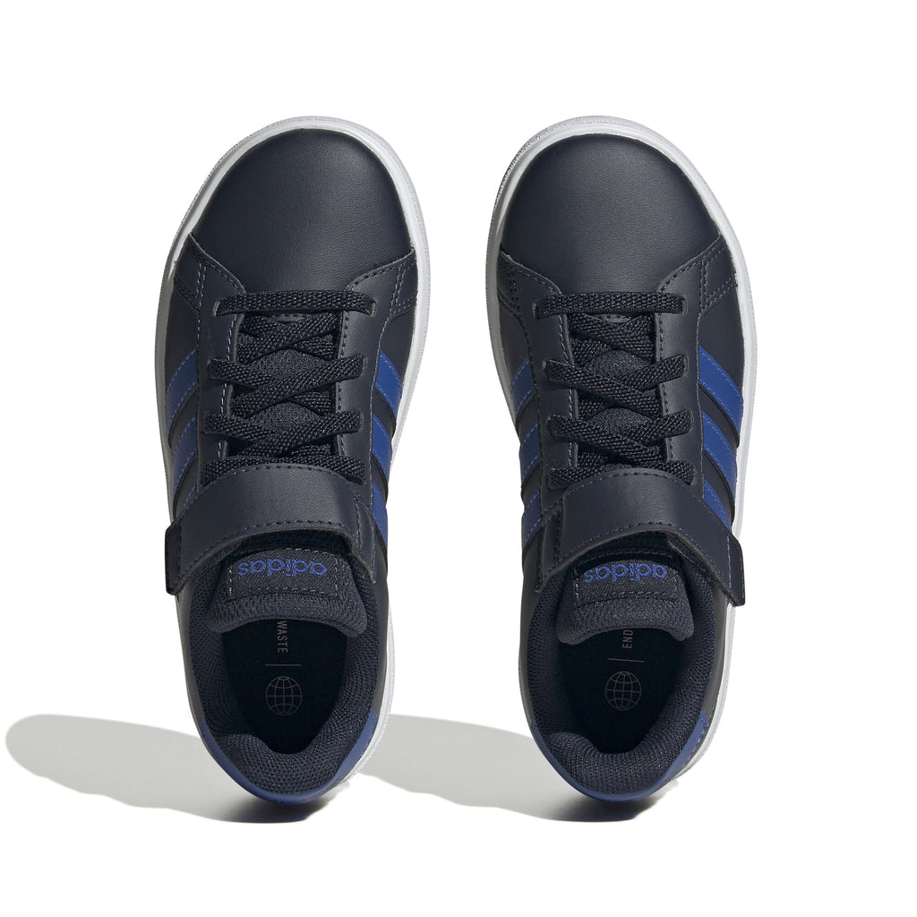 Grand Court Court sneakers met veters & klittenband