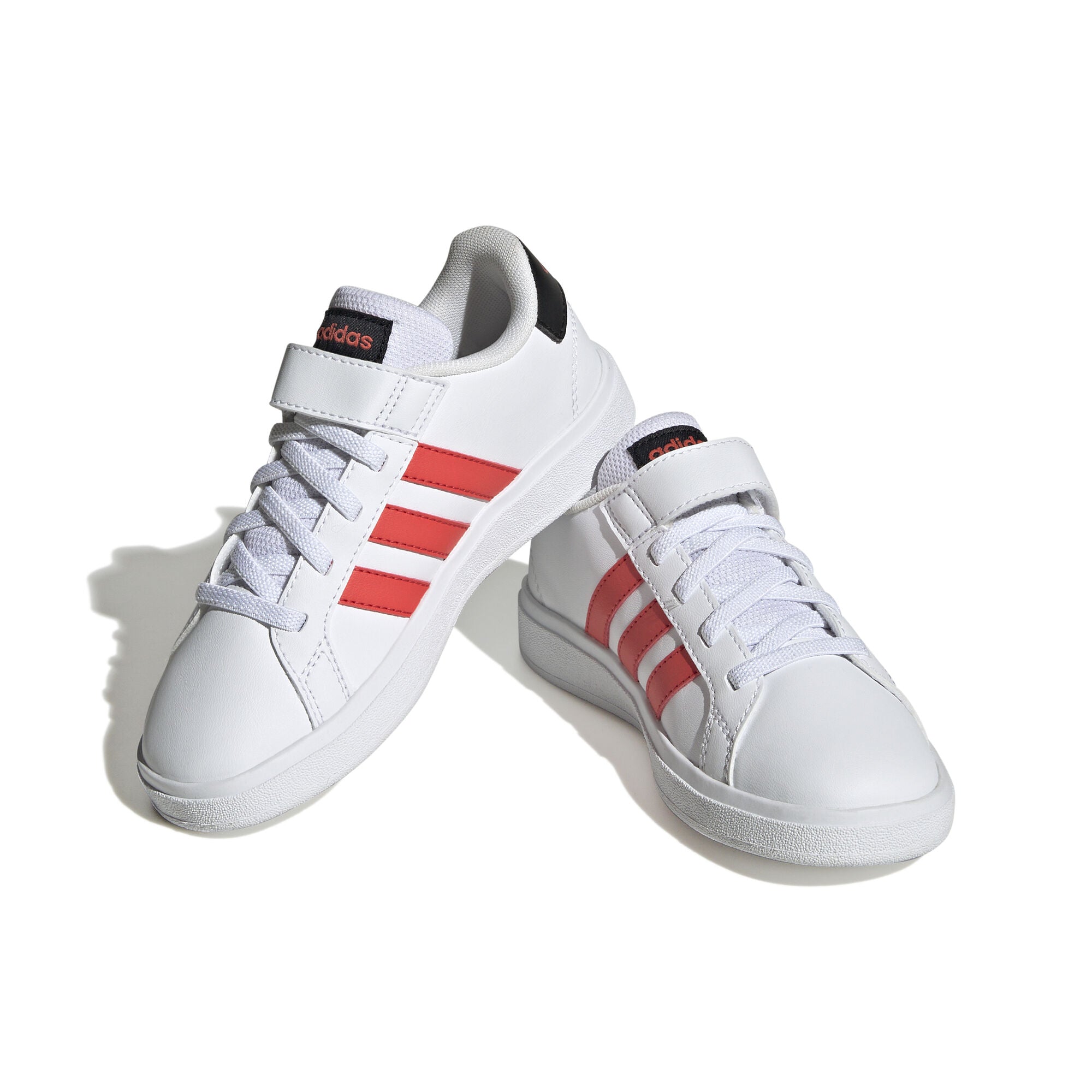 Grand Court Court sneakers met veters & klittenband