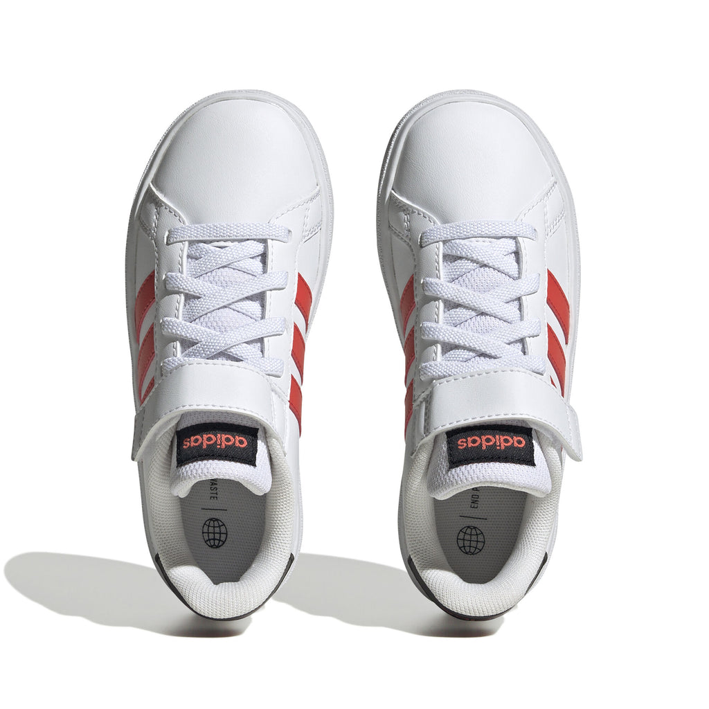 Grand Court Court sneakers met veters & klittenband
