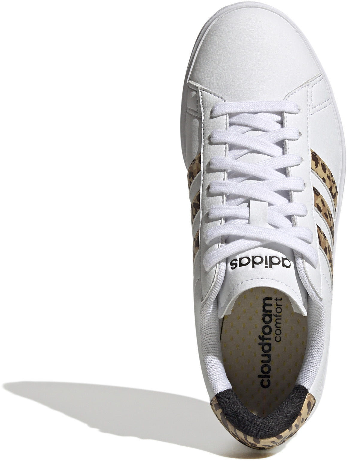 Schoen Adidas Cloudfoam Dames Wit Grand Court Cloudfoam Sneakers