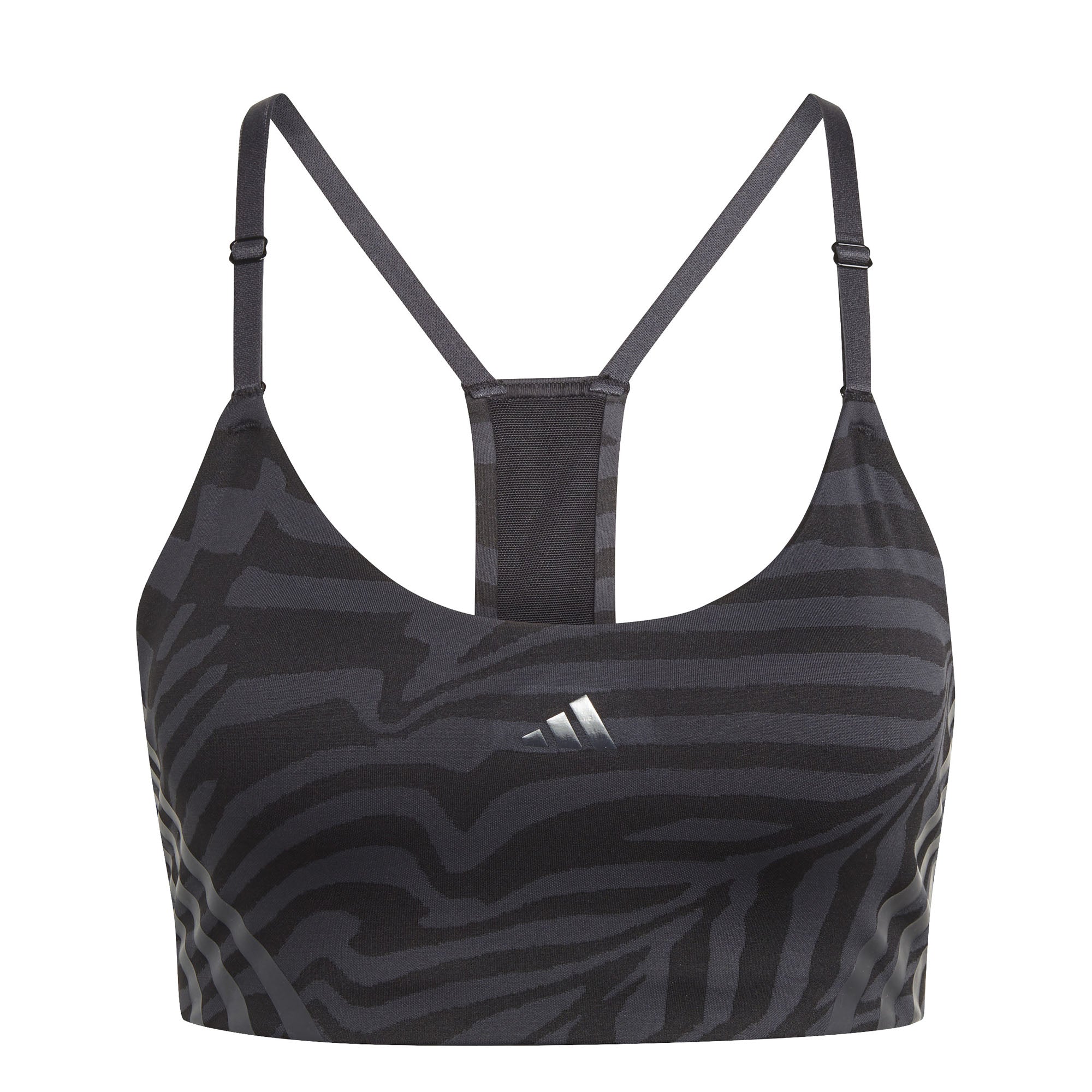 Aeroimpact Training Light-Support Jacquard 3-Stripes sport bh