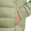 Essentials Hybride donsjack met capuchon
