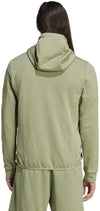 Essentials Hybride donsjack met capuchon