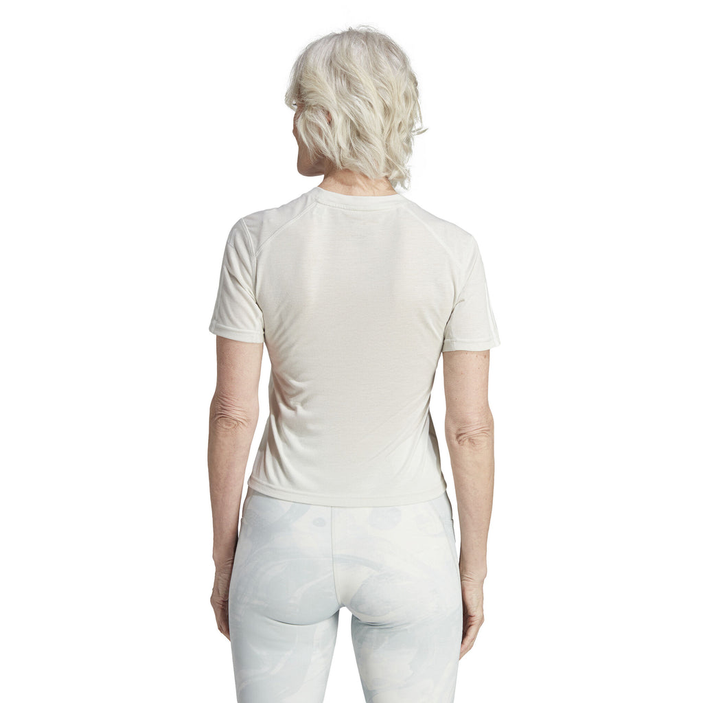 Train Essentials Train Katoenen 3-Stripes Crop shirt