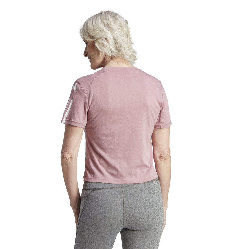 Train Essentials Train Katoenen 3-Stripes Crop shirt