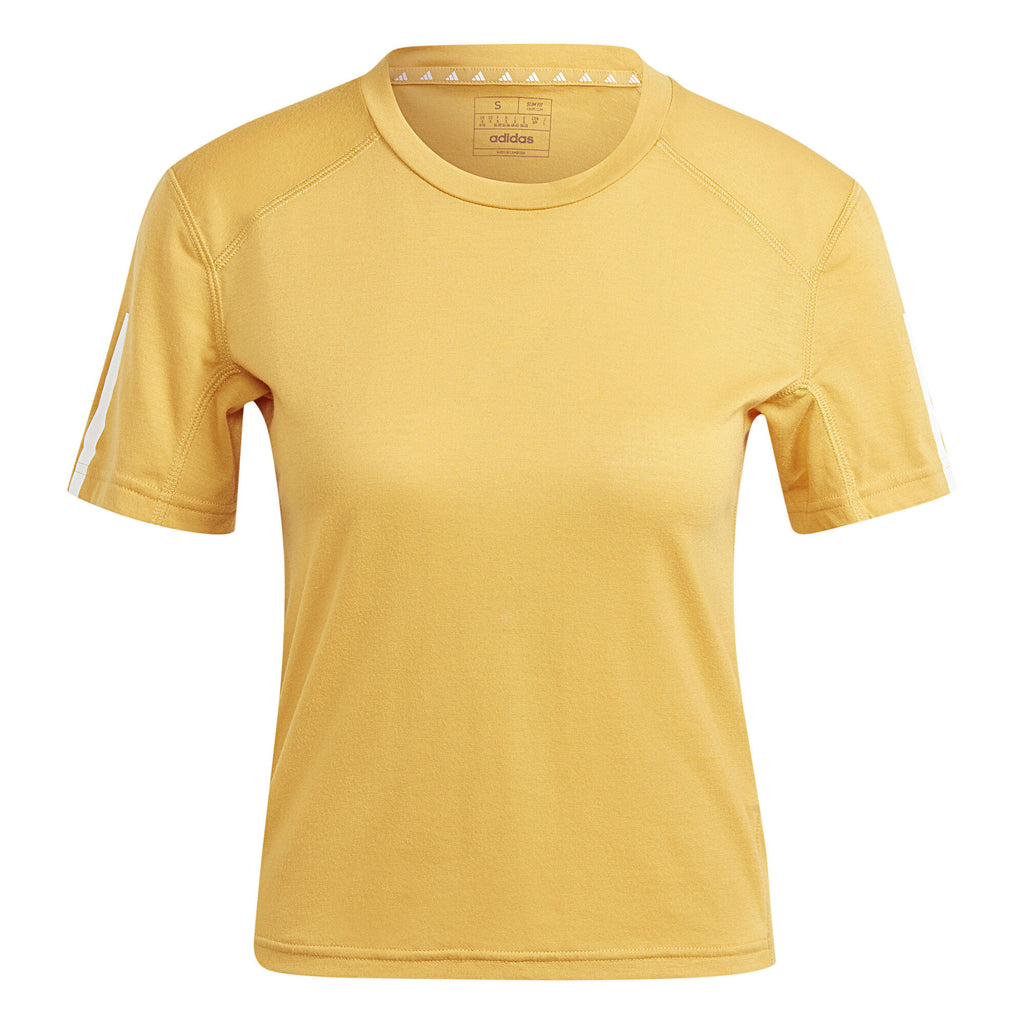 Train Essentials Train Katoenen 3-Stripes Crop shirt