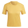 Train Essentials Train Katoenen 3-Stripes Crop shirt