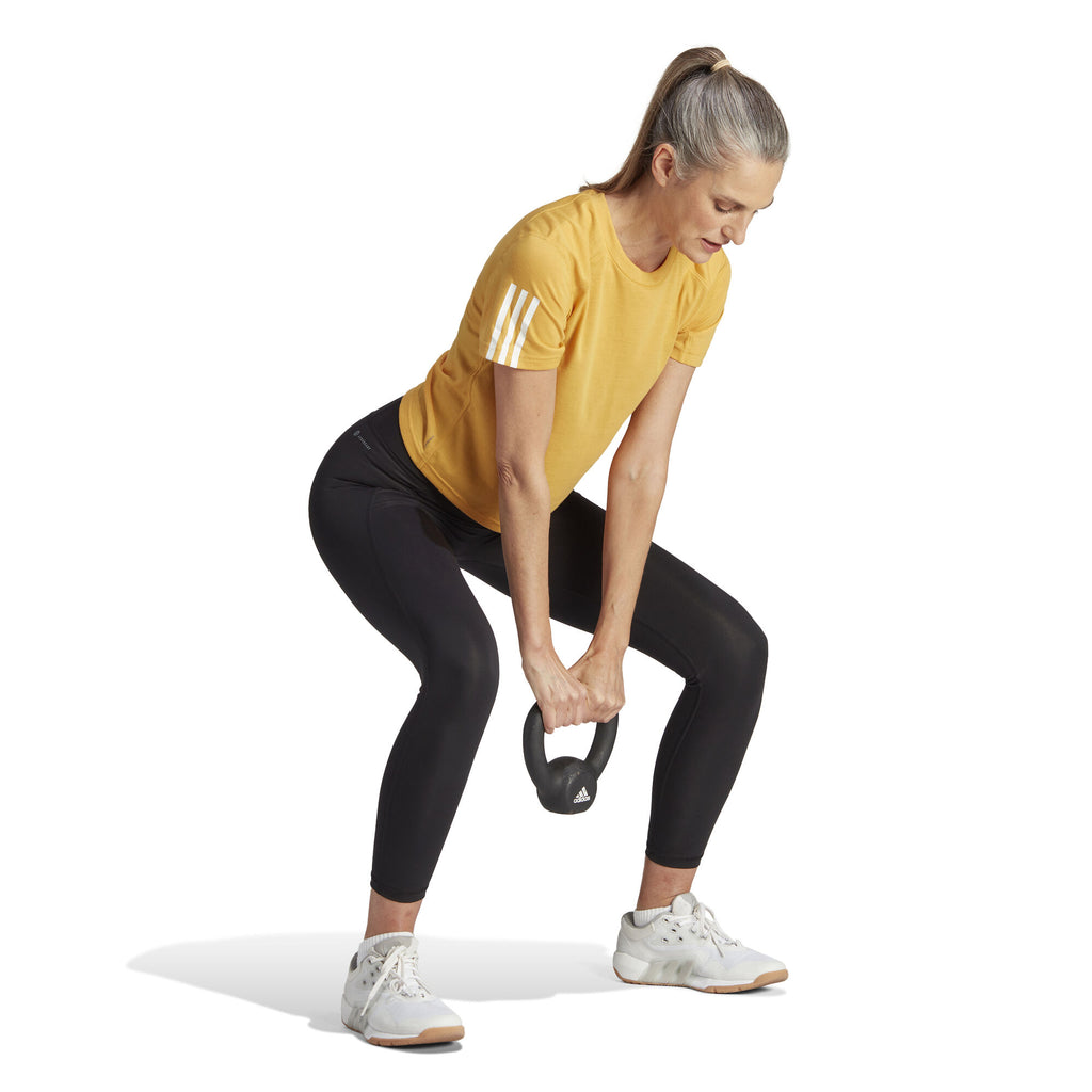 Train Essentials Train Katoenen 3-Stripes Crop shirt