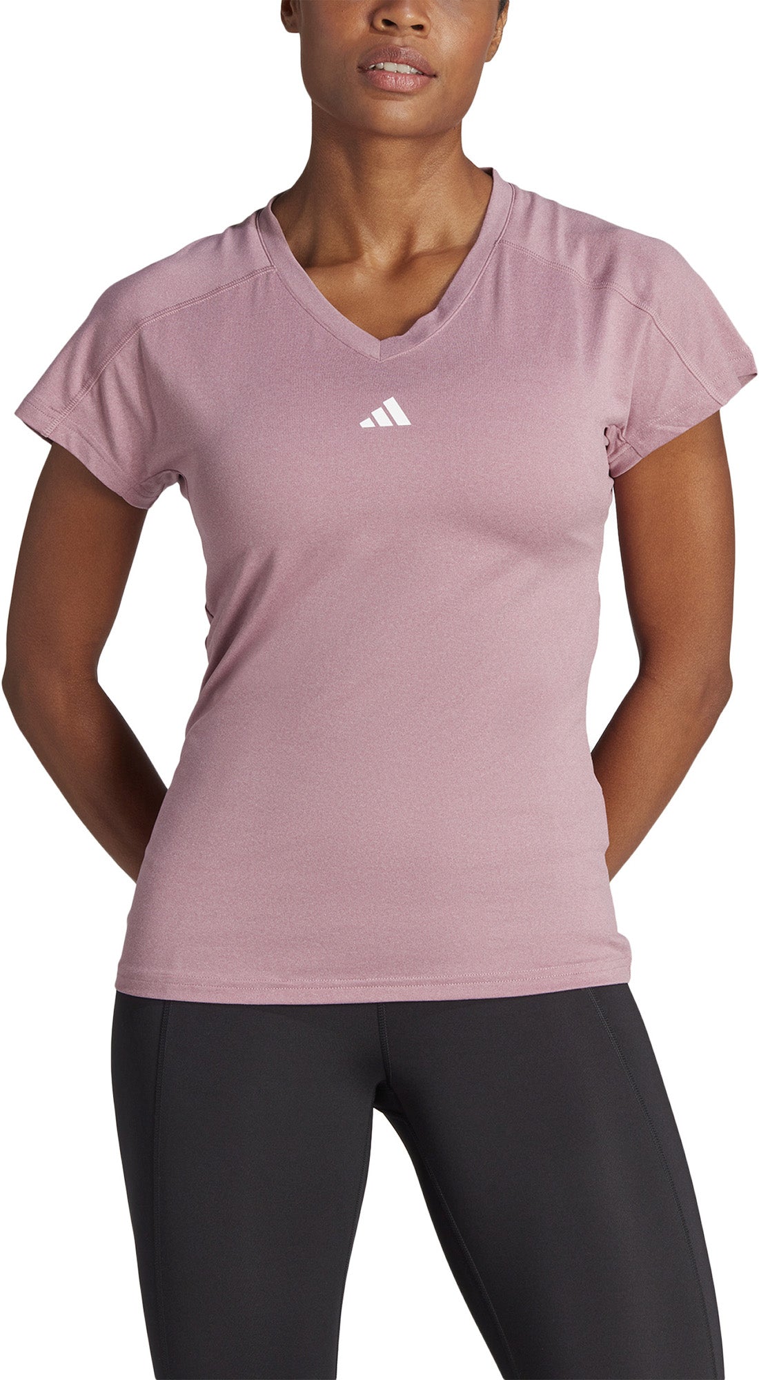 AEROREADY Train Essentials Minimal Branding V-hals shirt