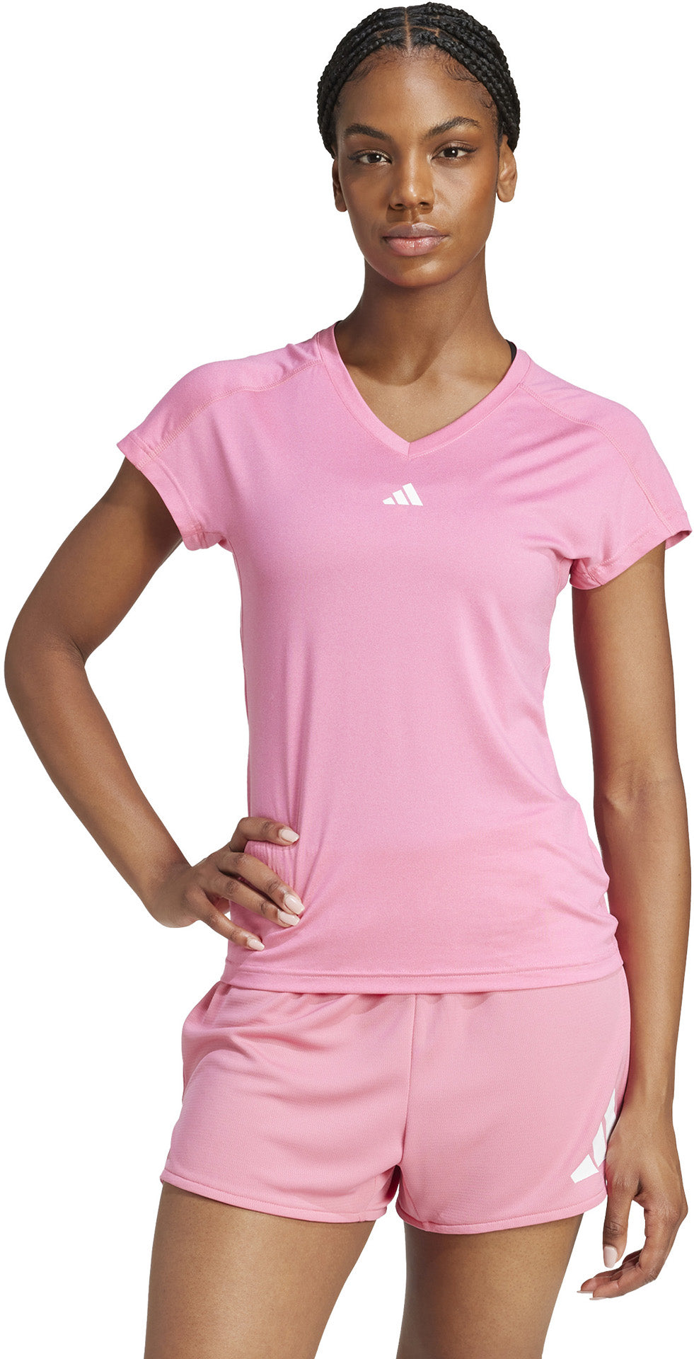 AEROREADY Train Essentials Minimal Branding V-hals shirt