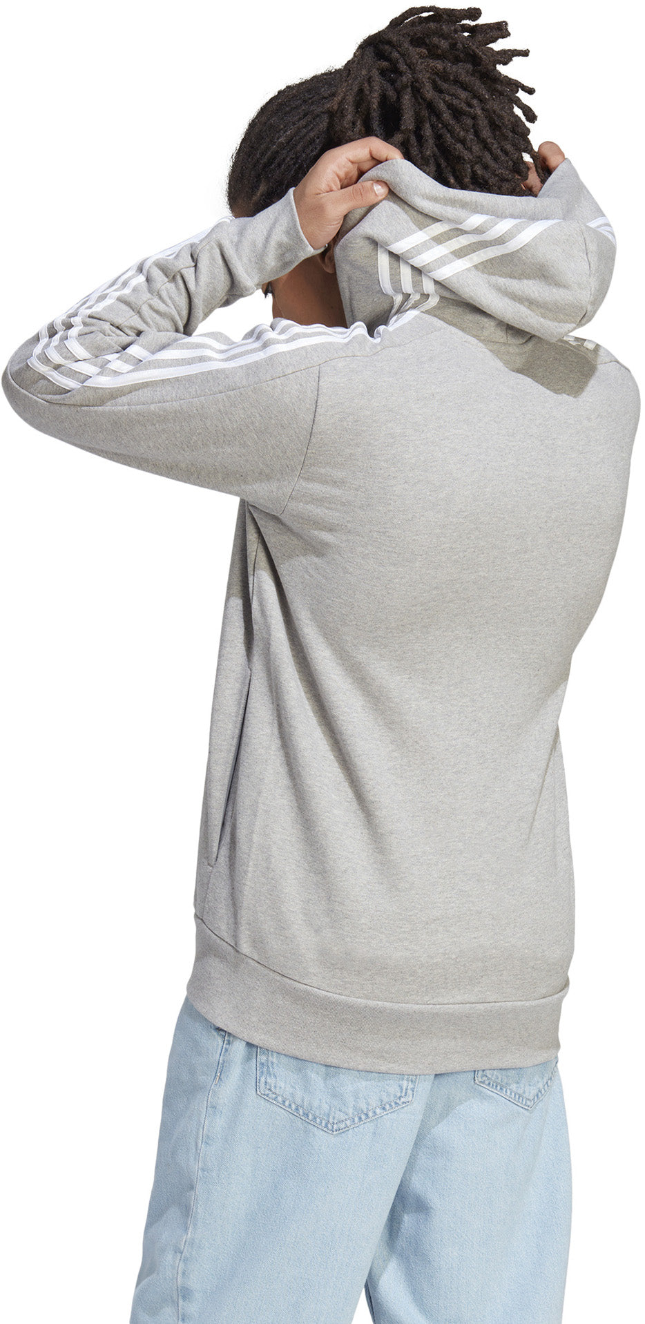 Essentials French Terry 3-Stripes ritshoodie