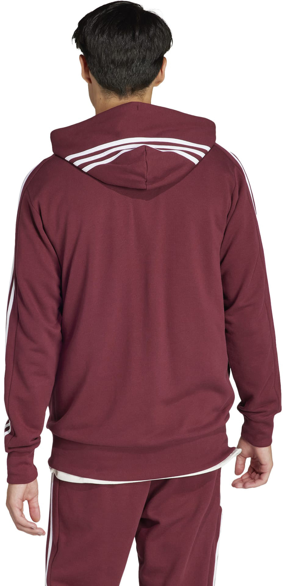 Essentials French Terry 3-Stripes ritshoodie